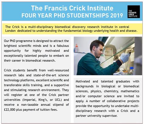 crick phd